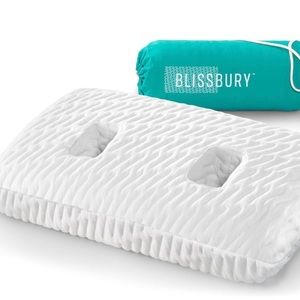 BLISSBURY Ear Pillow with Ear Hole for Sleeping with Sore Ear Pain, New